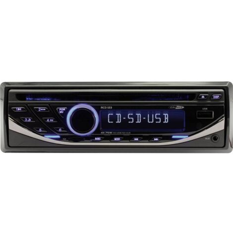 CALIBER AUTORADIO CD/USB/SD - TUNER FM ET ENTRÉE AUX 4X75WATTS (1/4)