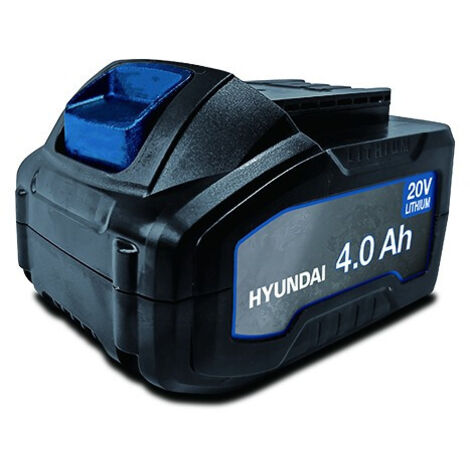 Hyundai – Batterie pour outil électroportatif 20V HBA20U4 – Lithium 2Ah – Compatible avec outils 20V – Recharge rapide, sans effet mémoire