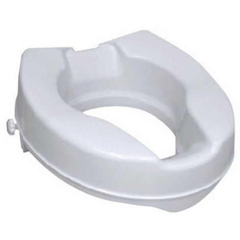 Siège de toilette surélevé en plastique sans couvercle Senator blanc - Hauteur 5 cm
