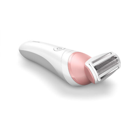 Rasoir Lady Shaver Series 6000 - Rechargeable - Etanche - 7 Accessoires - Blanc - Philips (1/10)
