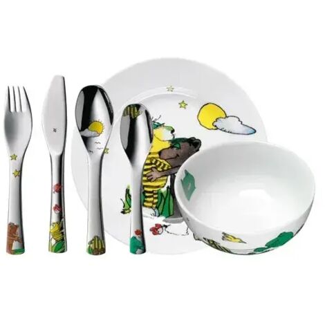 Set Vaisselle Enfant Janosch Wmf Motifs Janosch, Acier Inox, Ergonomique - Wmf