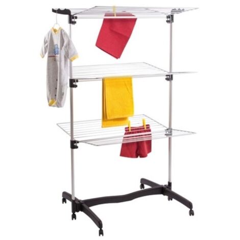 FILPLAST SECHOIR VERTICAL 3 ETAGES 40METENDAGE FLP 2014 F3 N (1/3)