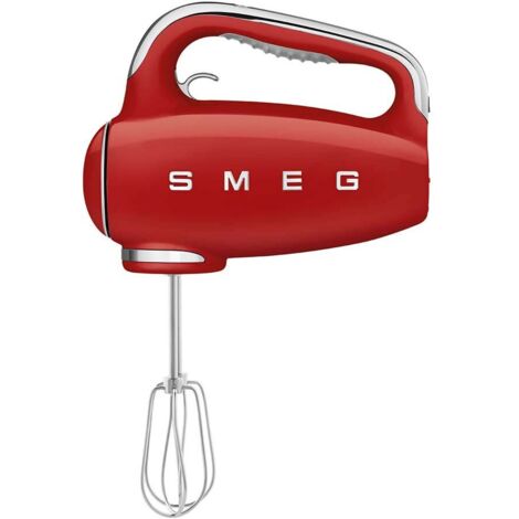 Smeg HMF01RDEU Batteur à main rouge 250W vintage