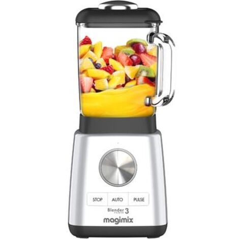 Magimix – Blender 1400W chrome mat – Capacité 1,2L – 4 programmes automatiques – Technologie Cold Mix – 11641