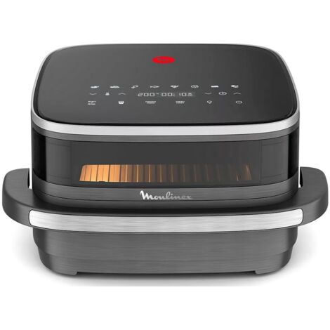 Friteuse sans huile 1 kg – Puissance 1400W – Technologie Extra-Crisp – Hublot intégré – Panneau numérique – Compatible application My Moulinex