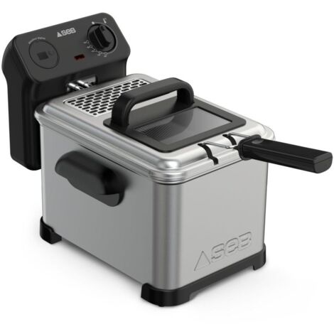 SEB – Friteuse professionnelle 4 L – Capacité 1,3 kg – Puissance 2400 W – Thermostat réglable 150-190 °C – FR506D00 - PRO 4 L