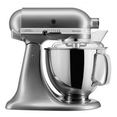 Kitchenaid – Robot pâtissier 300W – Bol inox 4,8L – Action de mélange planétaire – Accessoires inclus – 5KSM175PSECU