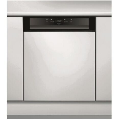 Whirlpool – Lave-vaisselle intégrable 14 couverts 44 dB – 8 programmes dont 6ème Sens Auto – Natural Dry – Moteur induction – WBC3C34PB