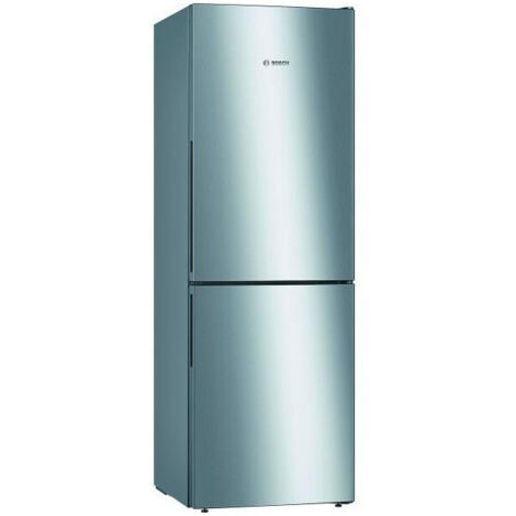 Bosch – Réfrigérateur combiné 340L Froid Low Frost – 65cm E – Compartiment VitaFresh pour fruits et légumes – Niveau sonore 39 dB - KGV33VLEAS