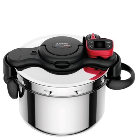 Seb Clipso Minut Now+ Autocuiseur 7.5L Noir Inox