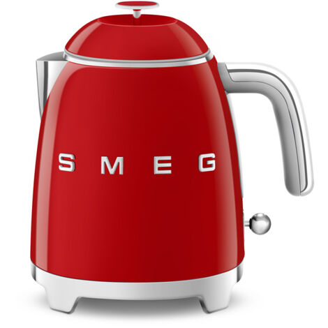 Smeg – Bouilloire sans fil 0.8L 1400W rouge – Double paroi inox pour maintien chaleur – Base pivotante 360° – KLF05RDEU