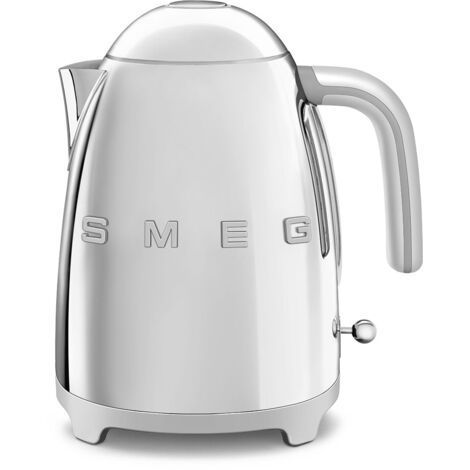 Smeg – Bouilloire sans fil 1,7L 2400W chromée – Arrêt automatique – Filtre anti-calcaire inox – KLF03SSEU
