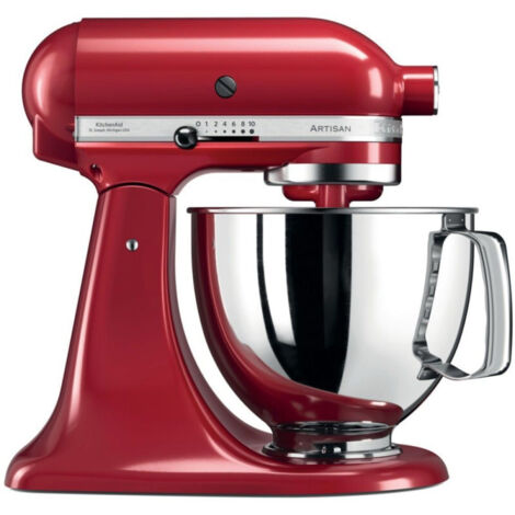 Kitchenaid – Robot pâtissier multifonction 300 W – Bol inox 4,8 L – 10 vitesses – Mixage jusqu'à 1 kg de farine – Design élégant et robuste - 5KSM125EER