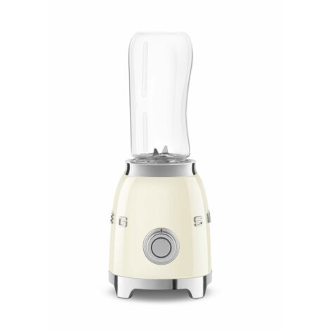 Smeg – Mini blender 0,6 L crème – Design rétro années 50 – 300W pour smoothies et sauces – PBF01CREU