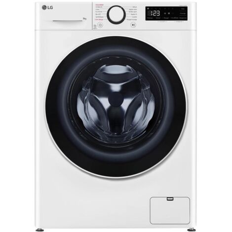 LG – Lave-linge frontal 9 kg A – Vitesse d'essorage 1400 trs/min – Moteur AI Direct Drive – Tambour 68 L – F94R50WHS