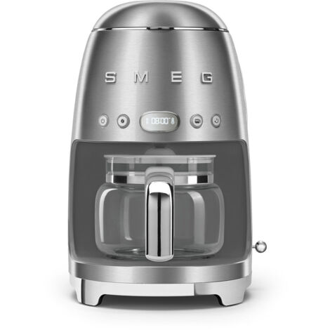 Smeg – Cafetière programmable 10 tasses inox brossé 1050W – Afficheur numérique – Fonction maintien au chaud – DCF02SSEU (1/5)