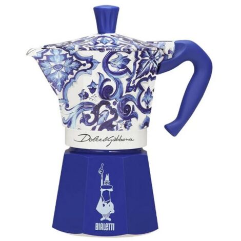 BIALETTI Cafetière Dolce & Gabbana Blu Med Express 6T /6 0005346 (1/2)