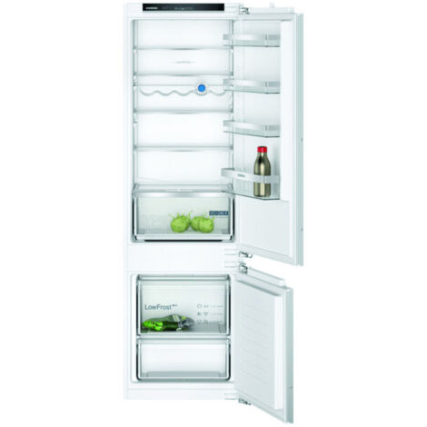 Siemens – Réfrigérateur combiné intégrable 270L – 2 portes – Congélateur bas – Classe E – Technologie lowFrost – KI87VVFE1