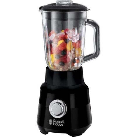 RUSSELL-HOBBS Blender MATTE BLACK 650W 1L5 verre 2vit./2 24722-56 (1/5)
