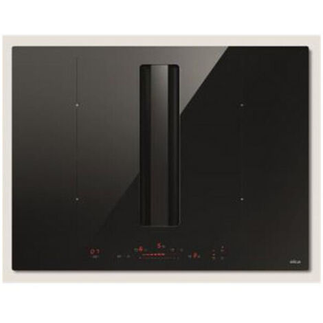 Elica – Plaque induction 4 foyers 60 cm avec hotte intégrée – Puissance 7400W – Écran tactile – Fonction Boost et Stop-&-Go