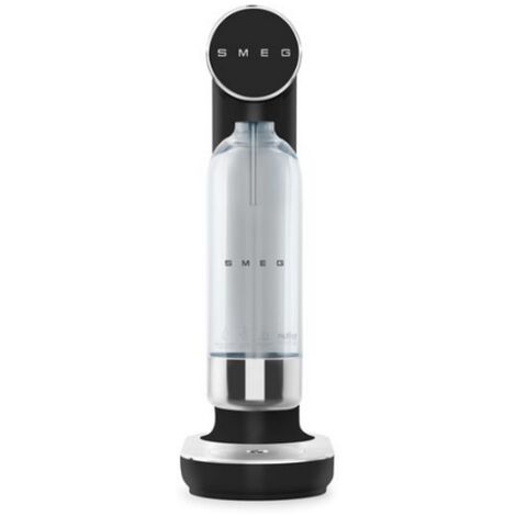 Smeg – Machine à gazéifier l'eau avec 1 bouteille – Fonctionnement manuel – Bouteille Tritan Renew lavable – SKC01BLM