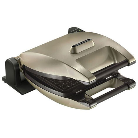 Gaufrier 19424 taupe 1200W – Plaques interchangeables gaufres et croque-monsieur – Réglage moelleux/croustillant – Fabriqué en France – Lagrange