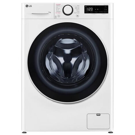 LG – F14R50WHS – Lave-linge frontal 11kg 1400tr/min – Technologie AI Direct Drive – Cycle anti-allergie – 71dB – Classe A – Dimensions 85x60x62cm - 1400trs
