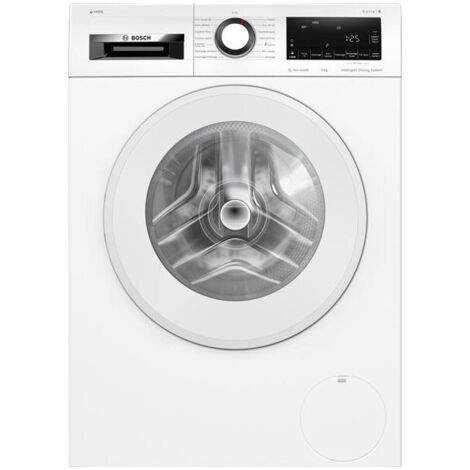 Bosch – Lave-linge frontal 9 kg – Vitesse d'essorage 1400 trs/min – Classe énergétique A – Moteur EcoSilence Drive – Technologie i-DOS