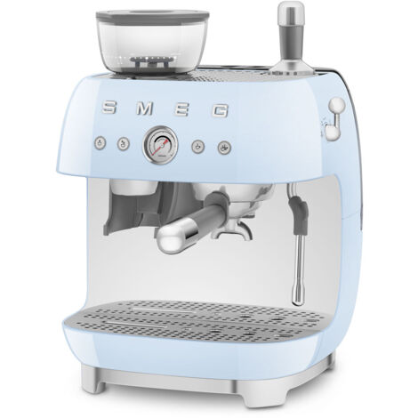 Smeg – Cafetière expresso avec broyeur 20 bars – Double thermoblock – Réservoir 2.4L – Ajustement de la mouture 3 niveaux – EGF03PBEU (1/5)