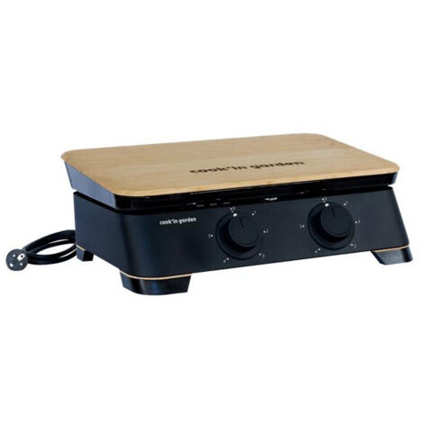 COOK IN GARDEN Plancha électrique 2 foyers Dune 60 - PE005