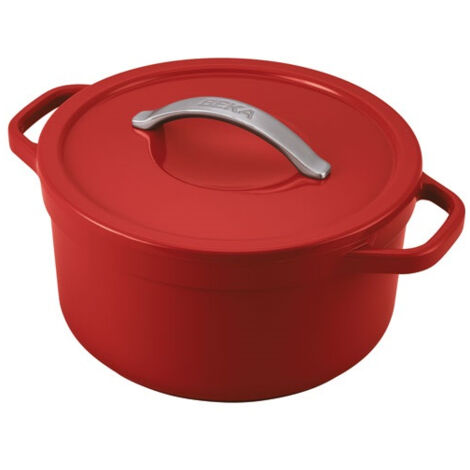Beka - Cocotte ronde rouge 24 cm 4.5 L (1/5)
