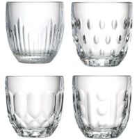 LA ROCHERE - SET TROQUET 4 GOBELETS MOTIFS