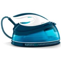 Philips – Centrale vapeur PerfectCare Compact – Pression 6,5 bars – Débit vapeur 120 g/min – Puissance 2400W – Réservoir 1,5L – Technologie OptimalTEMP