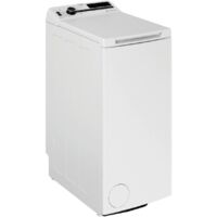 Whirlpool – Lave-linge top 40 cm 6,5 kg – Essorage 1200 tr/min – Moteur induction ZEN – 14 programmes dont Hygiène 60°C