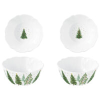 Coffret 2 Bols 14 Cm - Festive Trees - Easy Life