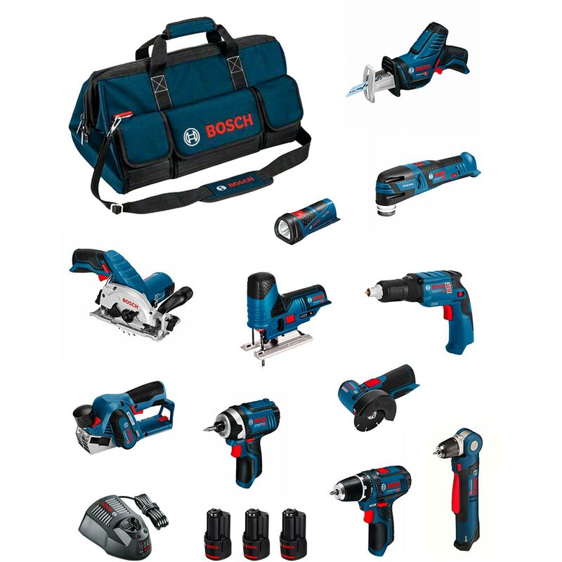 0615990K9H 8 Tool Kit 18V - 7 Machines + LED Light + 4 x 5,0Ah Li-Ion  Comboset