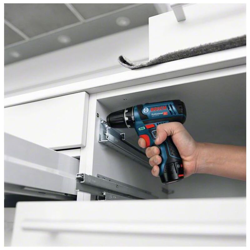 Perceuse-Visseuse Bosch Professional 12V GSR 12V-32 – Compacte, 0.7 Kg, Moteur Sans Charbons – Avec L-BOXX 102 - 2