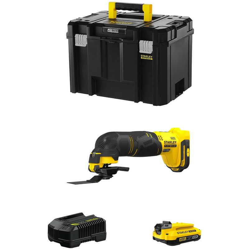 Outil Multifonction STANLEY FatMax SFMCE500D1T (1 x 2,0 Ah Chargeur TSTAK  VI)