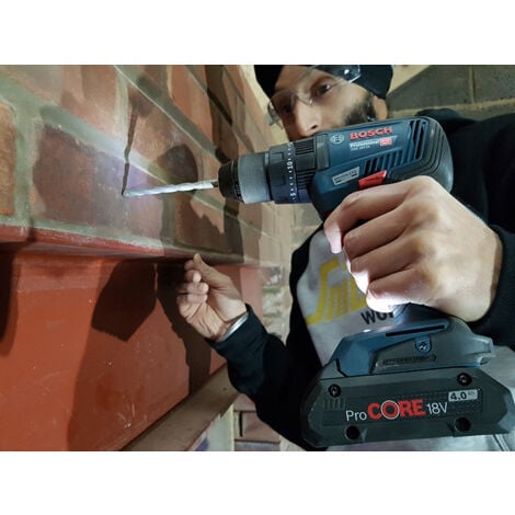 Perceuse à Percussion BOSCH GSB 18V-55 (2 x 4,0 Ah GAL 18V-40 L-Boxx 136)