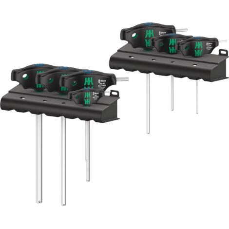 Kit Tournevis WERA poignee transversale, six pans males 7 pieces (1/5)