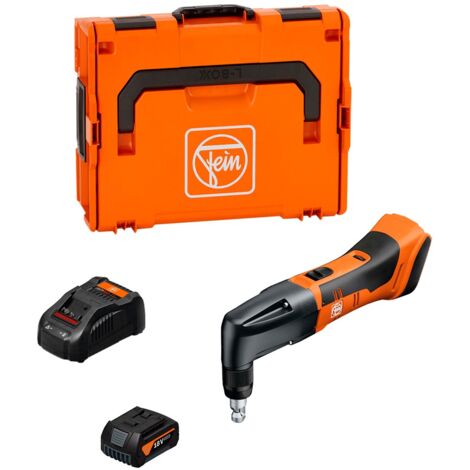Grignoteuse Sans Fil Fein ABLK 18 1.3 CSE AS 18V - Coupe 1.3mm, Compatible AMPShare - Avec étui De Transport