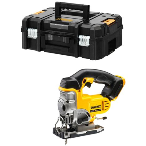 Dewalt – Scie sauteuse 18V DCS331NT – Vitesse variable jusqu'à 3000 cps/min – Capacité de coupe bois 135 mm – Mécanisme anti-vibrations