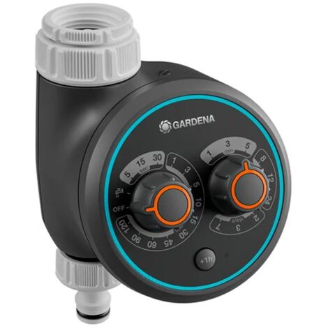 Gardena – Programmateur arrosage Water Control Easy Plus – 69 programmes – Réglage par molettes – Alimentation 2 piles AA – Résistant aux intempéries