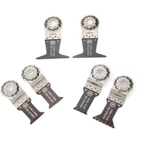 Set de 6 Lames de scie FEIN E-Cut Starlock Wood & Metal