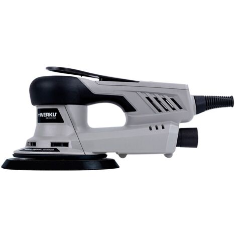 Ponceuse orbitale excentrique 350W D150mm – Vitesse réglable 4000-10000 tr/min – Fixation velcro – Système d'extraction intégré – Werku (1/5)