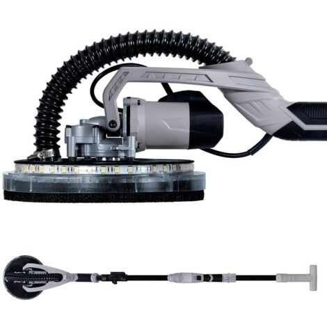 Ponceuse murale 750 W – Système d'éclairage LED 360º – Corps en ABS et acier au carbone – Pour ponçage murs en béton – Werku (1/5)