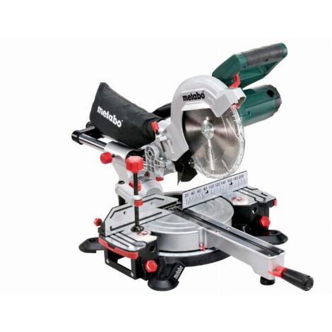 Scie à onglets radiale METABO KGSV 216 M - 1700W - Ø216mm - Avec lame et accessoires (1/10)