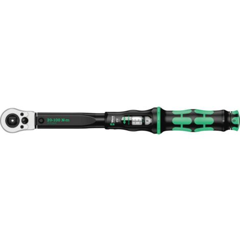 Wera Click-Torque C 2 R/L 05075625001 Clé dynamométrique 1/2" (12.5 mm) 20 - 100 Nm Y342722
