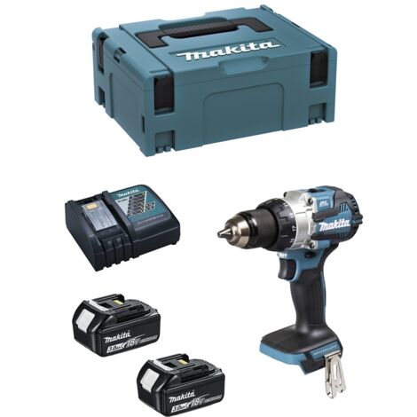 Perceuse-Visseuse MAKITA DDF489RFJ (2 x 3,0 Ah DC18RC MAKPAC 2) (1/5)