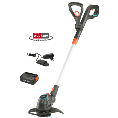 GARDENA Coupe-bordures ComfortCut 23/18V POWER FOR ALL. Prêt à l'emploi avec outil, batterie et chargeur inclus. (14701-20) (1/5)